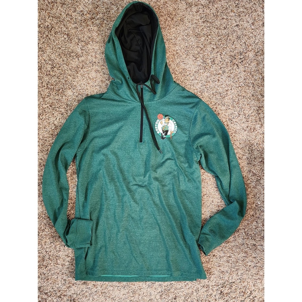 NBA Boston Celtics Men's‎ Small Honeycomb 1/4 Zip Hoodie
